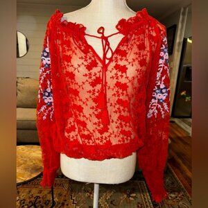 FREE PEOPLE JUBILEE BLOUSE